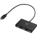 Hub USB HP Z6A00AA, 3 porturi USB 3.1, negru