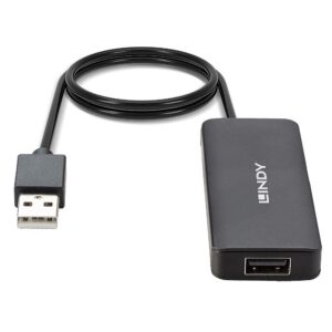 Hub USB Lindy to 4 Port USB 2.0, Input 1x USB 2.0 la 4x USB 2.0 - LY-42986