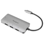 Targus Hub USB-C la 4x USB-A, rata transfer 5Gbps per port USB-A, gri - ACH226EU - imagine 11