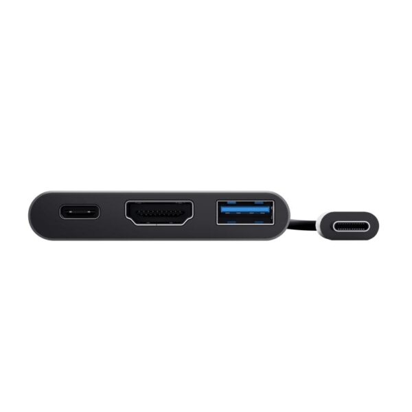 Hub USB Trust Dalyx, 3 porturi USB-C, silver - TR-23772