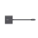 Hub USB Trust Dalyx, 3 porturi USB-C, silver - TR-23772