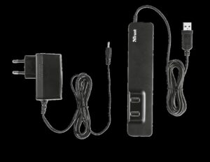 Hub USB Trust Oila, 7 Port USB 2.0, negru - TR-20576