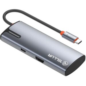 Hub USBC 3.0 Tellur, porturi 1 x HDMI, 3 x USB 3.0, 1 x USB-C - TLL321061