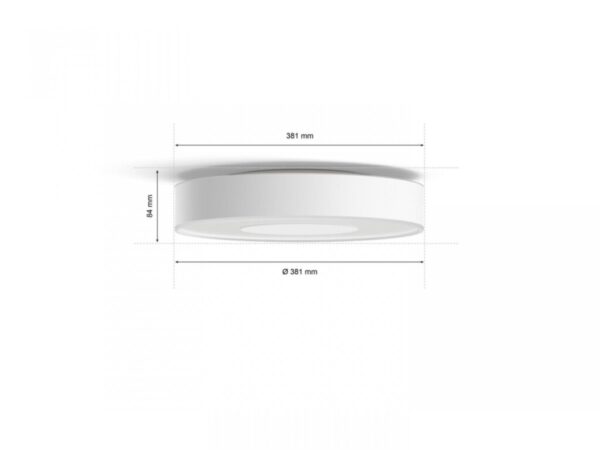 Hue Infuse M ceiling lamp white - 000008718696176498