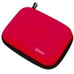 Husa Spacer pentru HDD/SSD 2.5", buzunar intern plasa, rosu - SPHD-001-RD