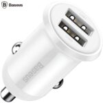 Incarcator auto Baseus Grain Pro, 2 x USB Output - CCALLP-02
