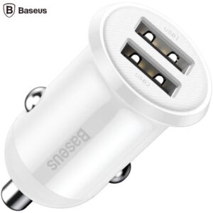 Incarcator auto Baseus Grain Pro, 2 x USB Output - CCALLP-02