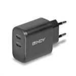 Incarcator Lindy 2x USB Type-C GaN 65W - LY-73438