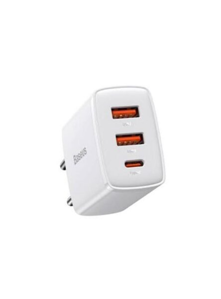 INCARCATOR retea Baseus Compact, Quick Charge 30W, 2 x USB 5V/3A - CCXJ-E02