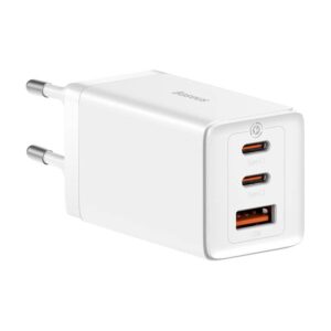 Incarcator retea Baseus GaN5 PRO, Quick Charge 65W, 2 porturi USB PD - CCGP120202