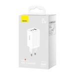 Incarcator retea Baseus GaN5 PRO, Quick Charge 65W, 2 porturi USB PD - CCGP120202