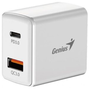 Incarcator retea Genius Quick Charge 20W, 1 x USB-A + 1 x USB Type-C - G-32590009400
