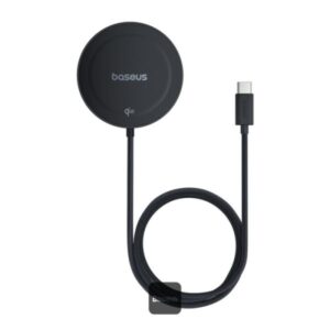 Incarcator wireless Baseus Mini4 Qi2, magnetic, 15W, negru - P10273300121-01