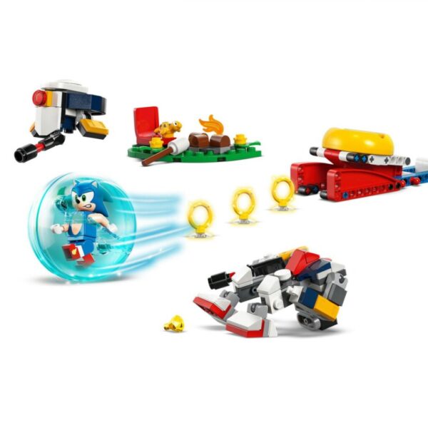 INFRUNTARE LA FOCUL DE TABARA AL LUI SONIC, LEGO77001