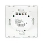 Intrerupator dublu cu touch PNI SH202 din sticla, alb cu LED indicator - PNI-SH202 - imagine 4