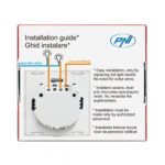 Intrerupator dublu cu touch PNI SH202 din sticla, alb cu LED indicator - PNI-SH202 - imagine 9