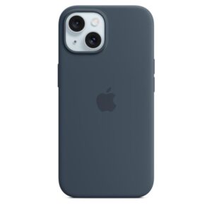 iPhone 15 Silicone Case with MagSafe - Storm Blue - MXPF3ZM/A
