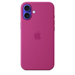 iPhone 16 Plus Silicone Case with MagSafe - Fuchsia - MYYE3ZM/A