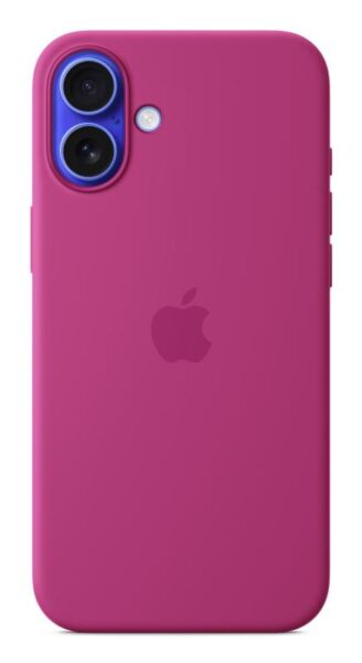 iPhone 16 Plus Silicone Case with MagSafe - Fuchsia - MYYE3ZM/A