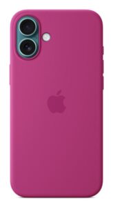 iPhone 16 Plus Silicone Case with MagSafe - Fuchsia - MYYE3ZM/A