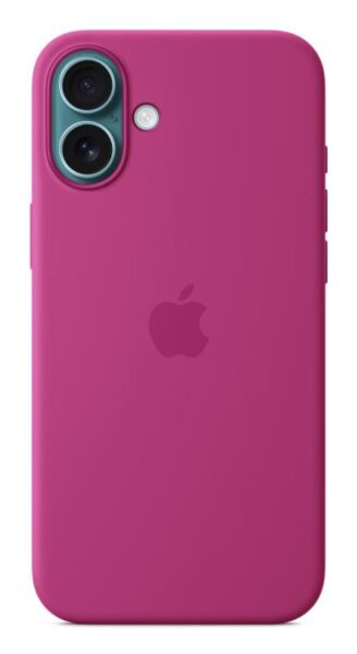 iPhone 16 Plus Silicone Case with MagSafe - Fuchsia - MYYE3ZM/A