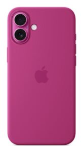 iPhone 16 Plus Silicone Case with MagSafe - Fuchsia - MYYE3ZM/A