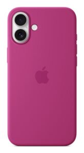 iPhone 16 Plus Silicone Case with MagSafe - Fuchsia - MYYE3ZM/A