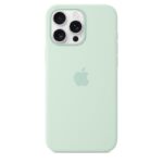 iPhone 16 Pro Max Silicone Case with MagSafe - Aquamarine - MDGY4ZM/A