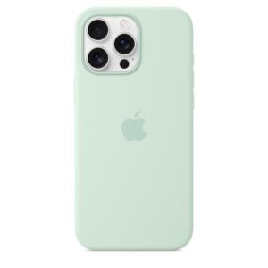 iPhone 16 Pro Max Silicone Case with MagSafe - Aquamarine - MDGY4ZM/A