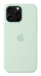 iPhone 16 Pro Max Silicone Case with MagSafe - Aquamarine - MDGY4ZM/A