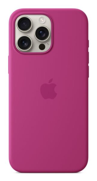iPhone 16 Pro Max Silicone Case with MagSafe - Fuchsia - MYYX3ZM/A