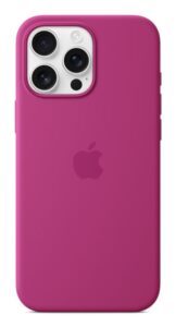 iPhone 16 Pro Max Silicone Case with MagSafe - Fuchsia - MYYX3ZM/A