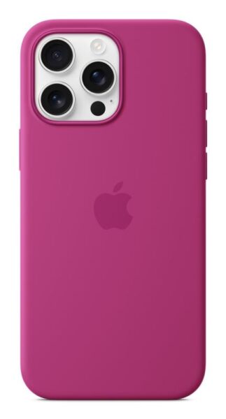 iPhone 16 Pro Max Silicone Case with MagSafe - Fuchsia - MYYX3ZM/A