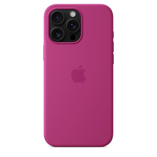 iPhone 16 Pro Max Silicone Case with MagSafe - Fuchsia - MYYX3ZM/A