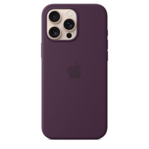 iPhone 16 Pro Max Silicone Case with MagSafe - Plum - MYYW3ZM/A