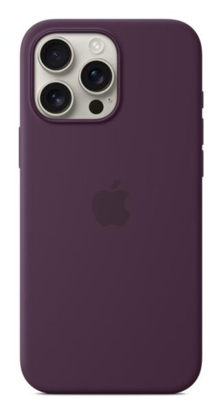 iPhone 16 Pro Max Silicone Case with MagSafe - Plum - MYYW3ZM/A