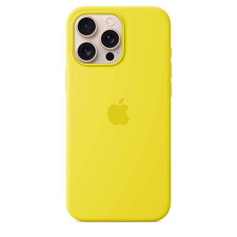 iPhone 16 Pro Max Silicone Case with MagSafe - Star Fruit - MA7U4ZM/A iPhone 16 Pro Max Silicone Case with MagSafe - Star Fruit - MA7U4ZM/A
