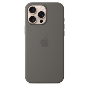 iPhone 16 Pro Max Silicone Case with MagSafe - Stone Gray - MYYV3ZM/A