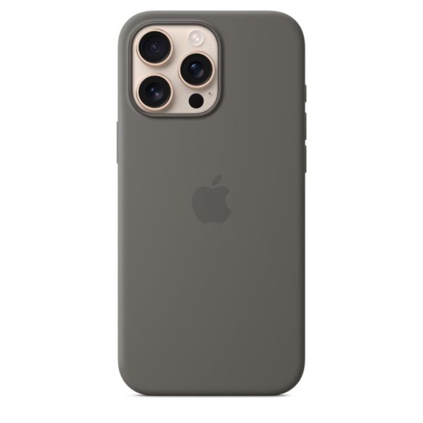 iPhone 16 Pro Max Silicone Case with MagSafe - Stone Gray - MYYV3ZM/A