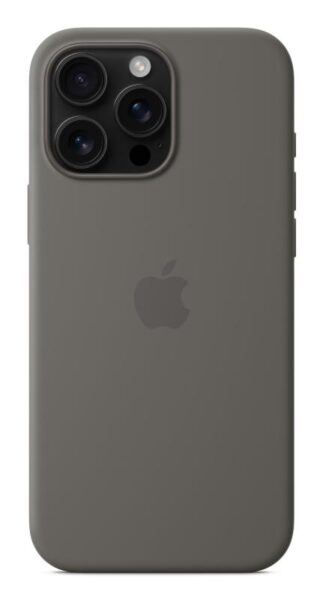 iPhone 16 Pro Max Silicone Case with MagSafe - Stone Gray - MYYV3ZM/A