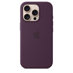 iPhone 16 Pro Silicone Case with MagSafe - Plum - MYYM3ZM/A