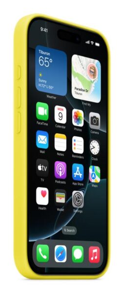 iPhone 16 Pro Silicone Case with MagSafe - Star Fruit - MYYQ3ZM/A
