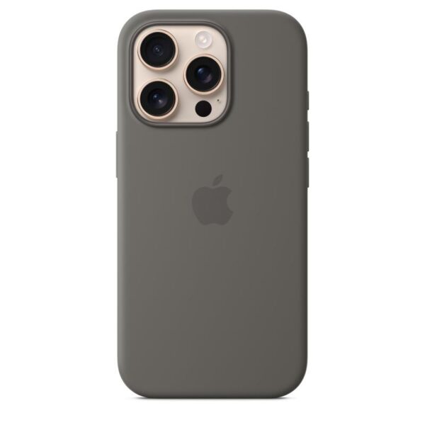 iPhone 16 Pro Silicone Case with MagSafe - Stone Gray - MYYL3ZM/A