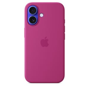 iPhone 16 Silicone Case with MagSafe - Fuchsia - MYY53ZM/A
