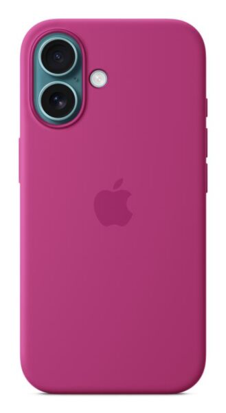 iPhone 16 Silicone Case with MagSafe - Fuchsia - MYY53ZM/A