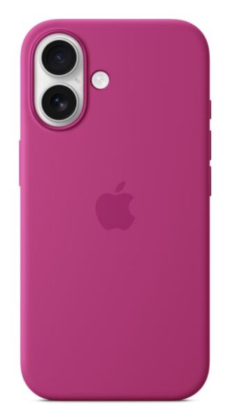 iPhone 16 Silicone Case with MagSafe - Fuchsia - MYY53ZM/A