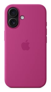 iPhone 16 Silicone Case with MagSafe - Fuchsia - MYY53ZM/A