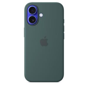 iPhone 16 Silicone Case with MagSafe - Lake Green - MYY83ZM/A