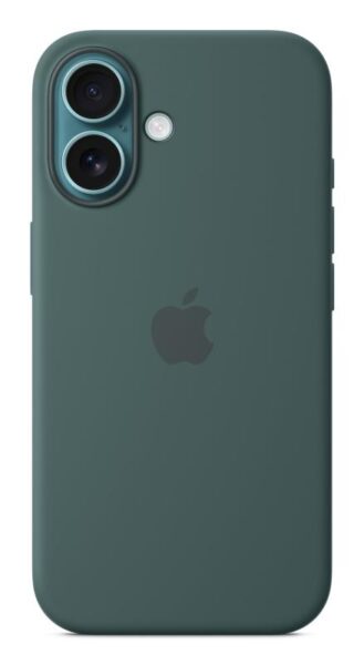 iPhone 16 Silicone Case with MagSafe - Lake Green - MYY83ZM/A