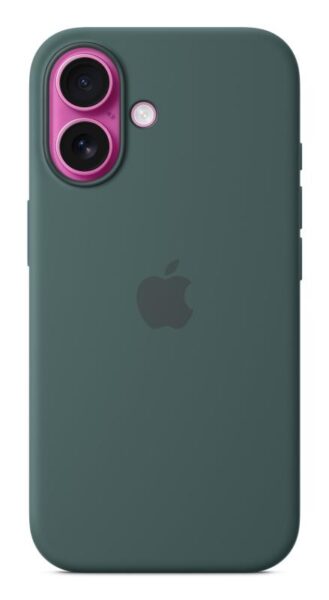 iPhone 16 Silicone Case with MagSafe - Lake Green - MYY83ZM/A